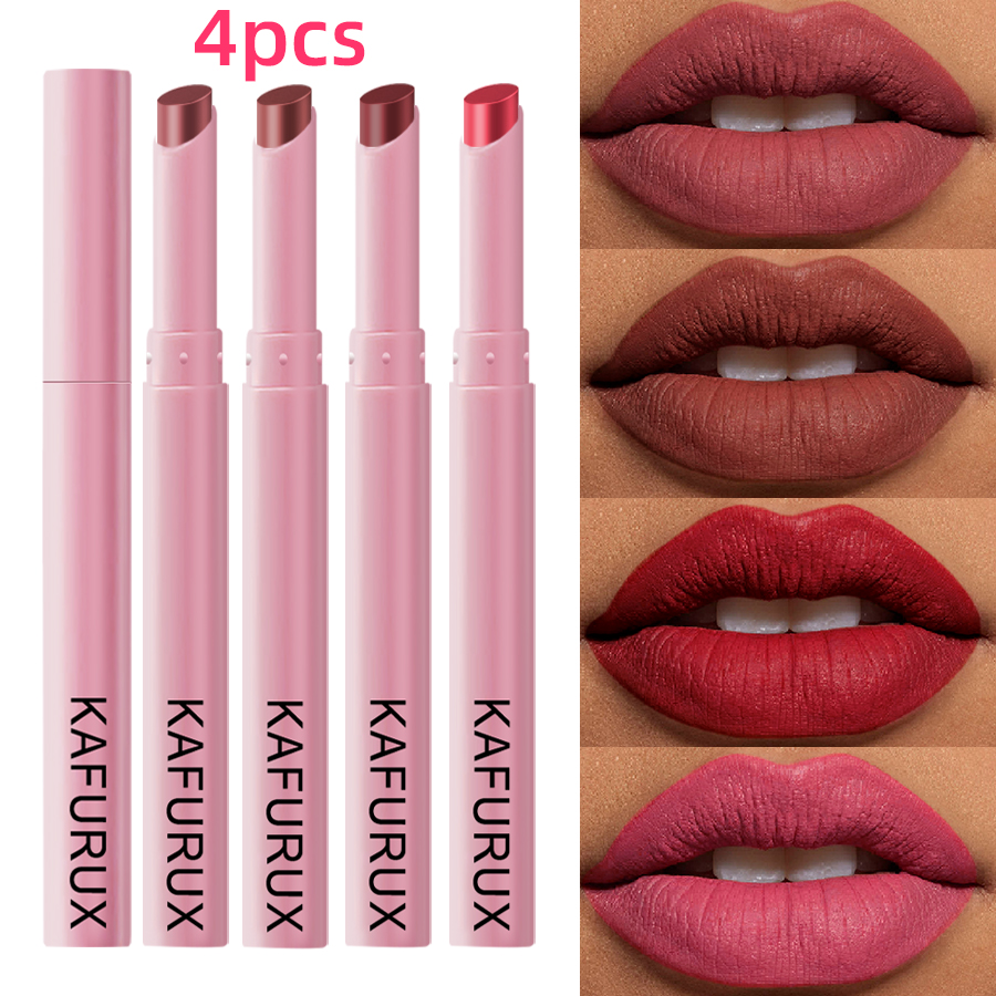 Lip Tint Korean - 4 stylos contour à lèvres colorés