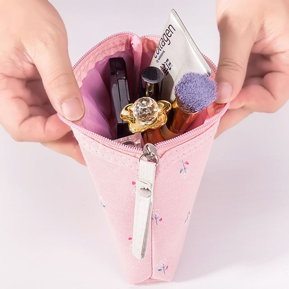Sac à cosmétiques en toile imp - Korean Skincare Routine avis et prix