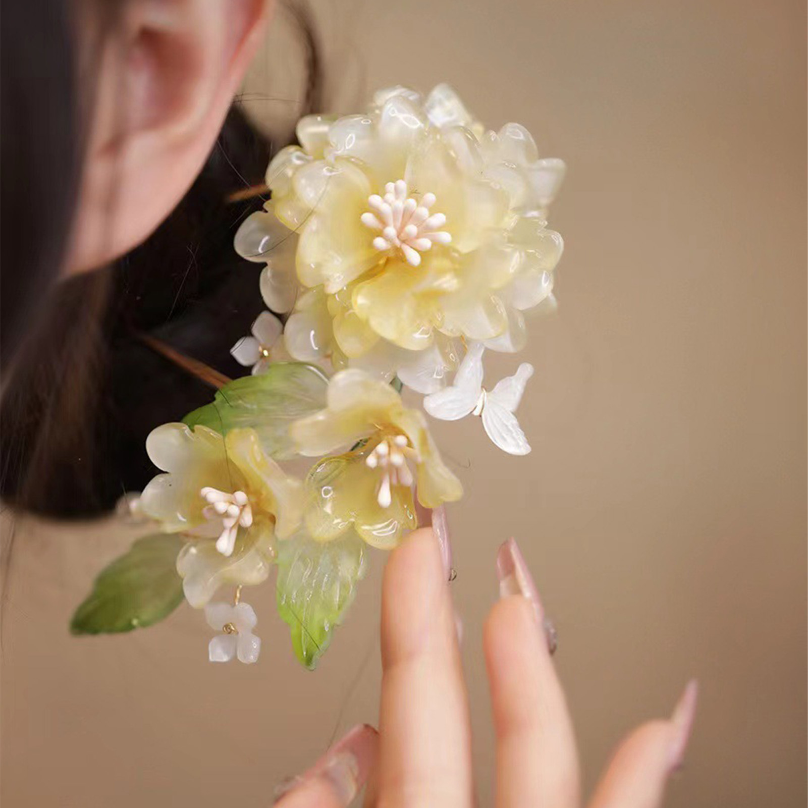 Épingle à cheveux en U à motif - Hanbok Hair Pin avis et prix