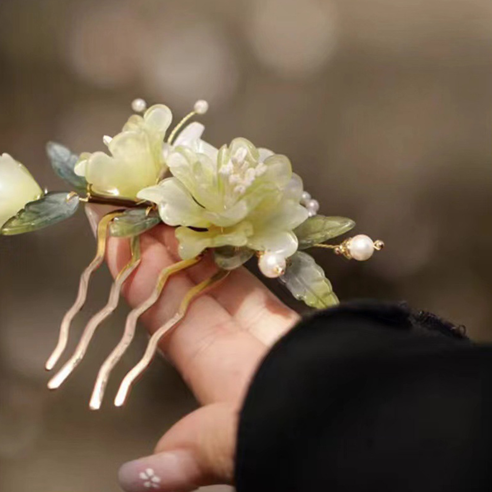 Épingle à cheveux en U à motif - Hanbok Hair Pin avis et prix
