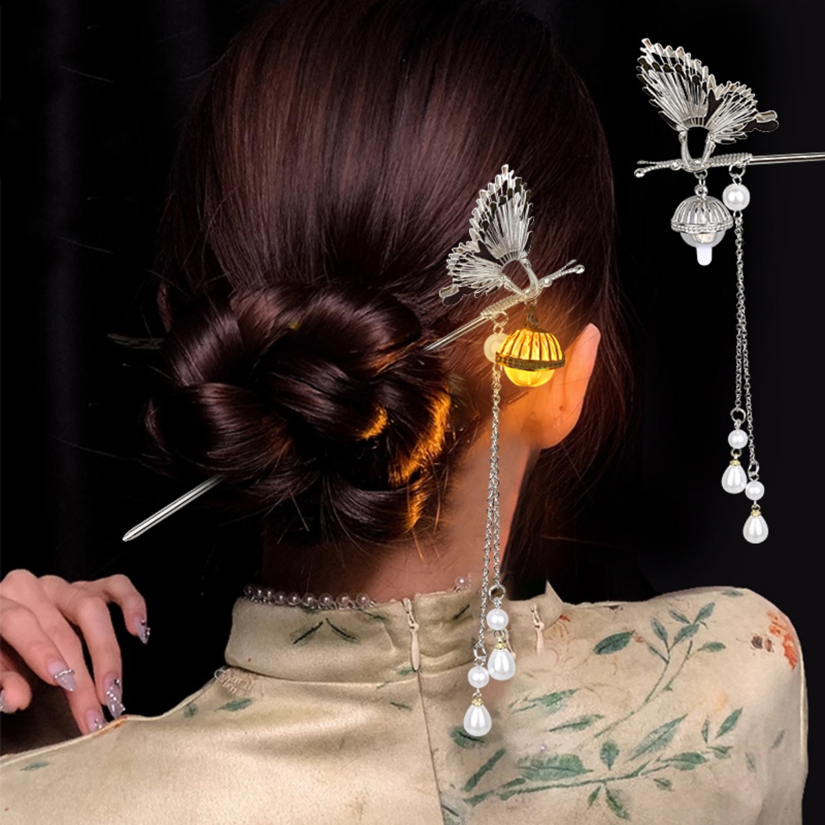 Épingle à cheveux à fleurs lum - Hanbok Hair Pin avis et prix
