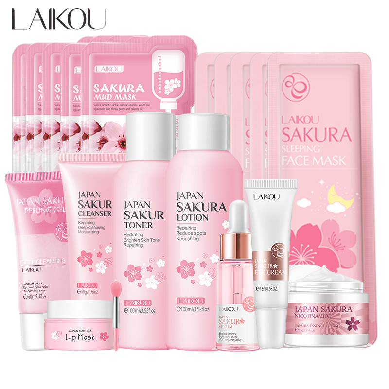 Sakura nettoyant pour le visag - Korean Skincare Routine avis et prix